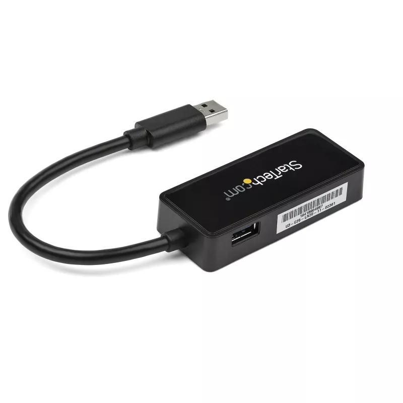 StarTech.com USB 3.0 naar Gigabit Ethernet adapter NIC met USB-poort – zwart