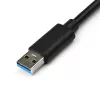 StarTech.com USB 3.0 naar Gigabit Ethernet adapter NIC met USB-poort – zwart