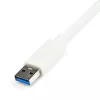 StarTech.com USB 3.0 naar Gigabit Ethernet adapter NIC met USB-poort – wit