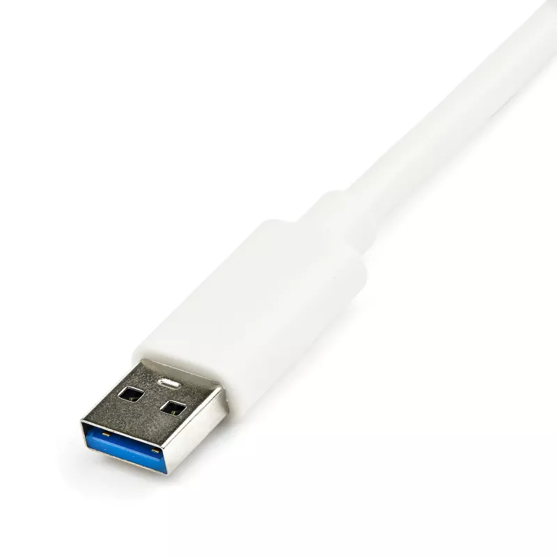 StarTech.com USB 3.0 naar Gigabit Ethernet adapter NIC met USB-poort – wit