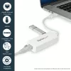 StarTech.com USB 3.0 naar Gigabit Ethernet adapter NIC met USB-poort – wit