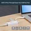 StarTech.com USB 3.0 naar Gigabit Ethernet adapter NIC met USB-poort – wit