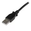 StarTech.com 1m USB 2.0 A naar links haakse B-kabel - M/M
