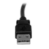 StarTech.com 1m USB 2.0 A naar links haakse B-kabel - M/M