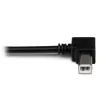 StarTech.com 1m USB 2.0 A naar links haakse B-kabel - M/M