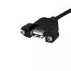 StarTech.com 3 ft panel-mount USB-kabel - USB A naar moederbord-header-kabel F/F