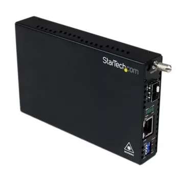 StarTech.com Gigabit Ethernet glasvezel media converter met open SFP-slot