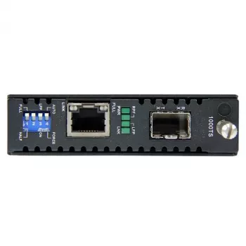 StarTech.com Gigabit Ethernet glasvezel media converter met open SFP-slot
