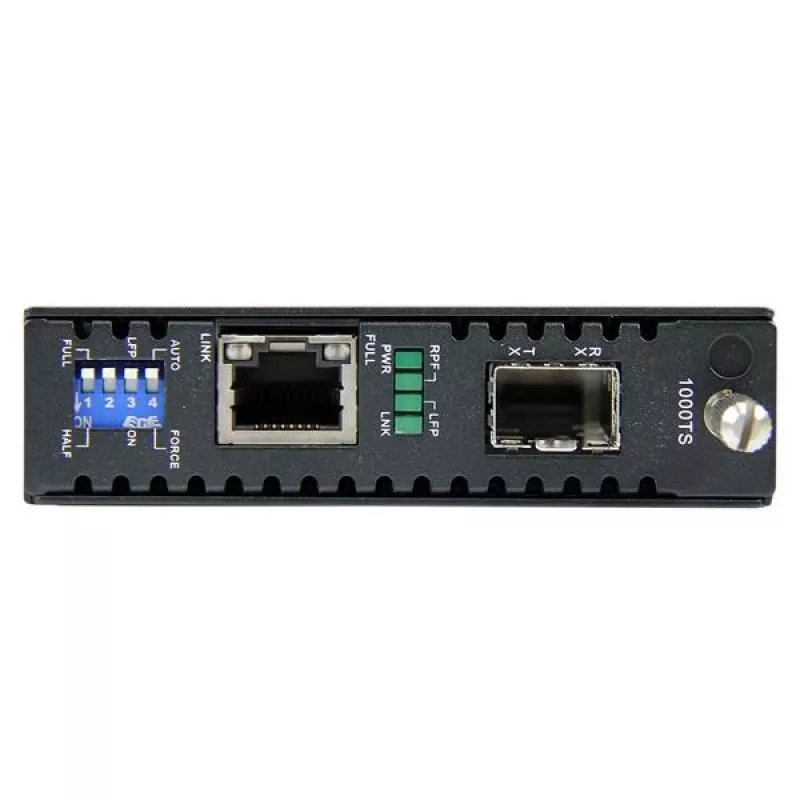 StarTech.com Gigabit Ethernet glasvezel media converter met open SFP-slot