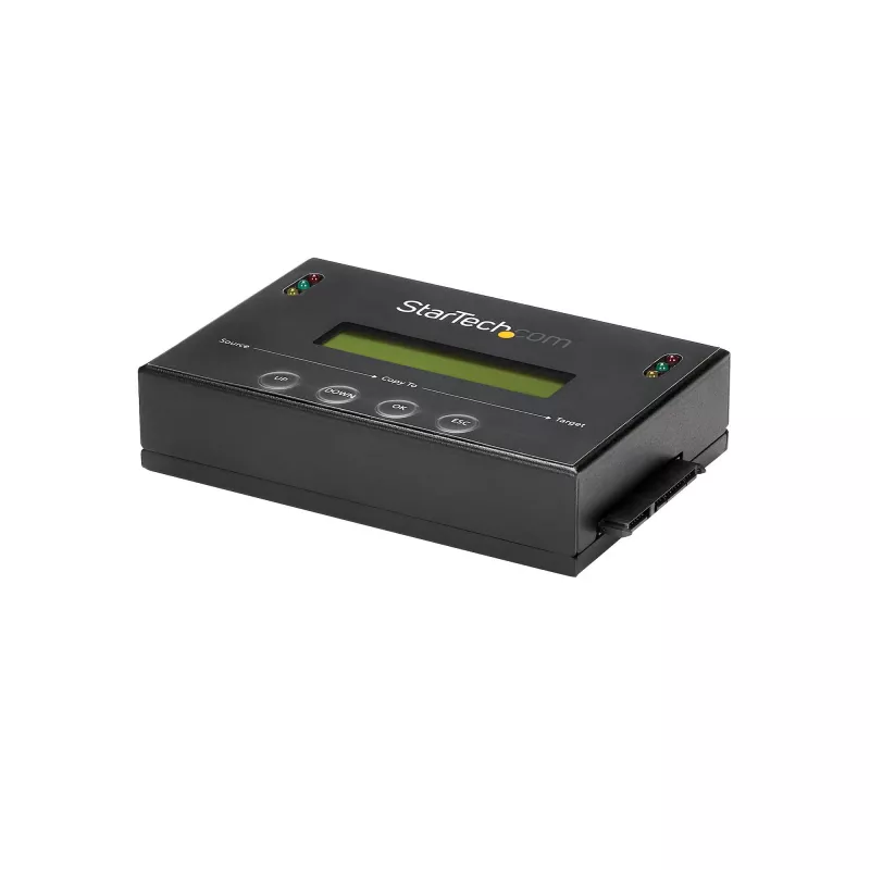 StarTech.com 1:1 standalone harddisk-duplicator & -wisser, SATA HDD/SSD disk-kloon & -wisser, LCD-display, TAA-conform, besturingssysteemonafhankelijk