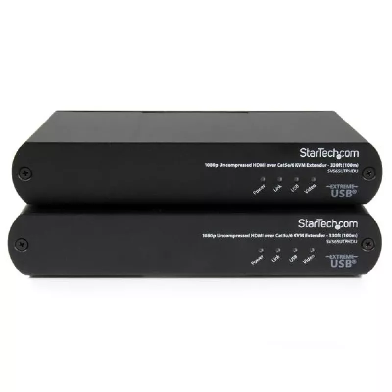 StarTech.com USB HDMI over Cat 5e / Cat 6 KVM-console-extender met ongecomprimeerde 1080p-video – 100 m