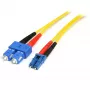 StarTech.com 10m glasvezelkabel – single-mode duplex 9/125 LSZH glasvezel-patchkabel – LC/SC