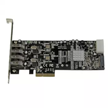 StarTech.com 4-poorts PCI Express (PCIe) SuperSpeed USB 3.0 kaartadapter met 2 toegewijde 5-Gbit/s-kanalen – UASP – SATA / LP4 stroomvoorziening