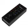StarTech.com 4-poorts USB 3.0 hub plus 3 speciale USB-oplaadpoorten…