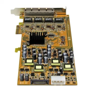 StarTech.com 4-poorts Gigabit Power over Ethernet PCIe-netwerkkaart – PSE / PoE PCI Express NIC – TAA