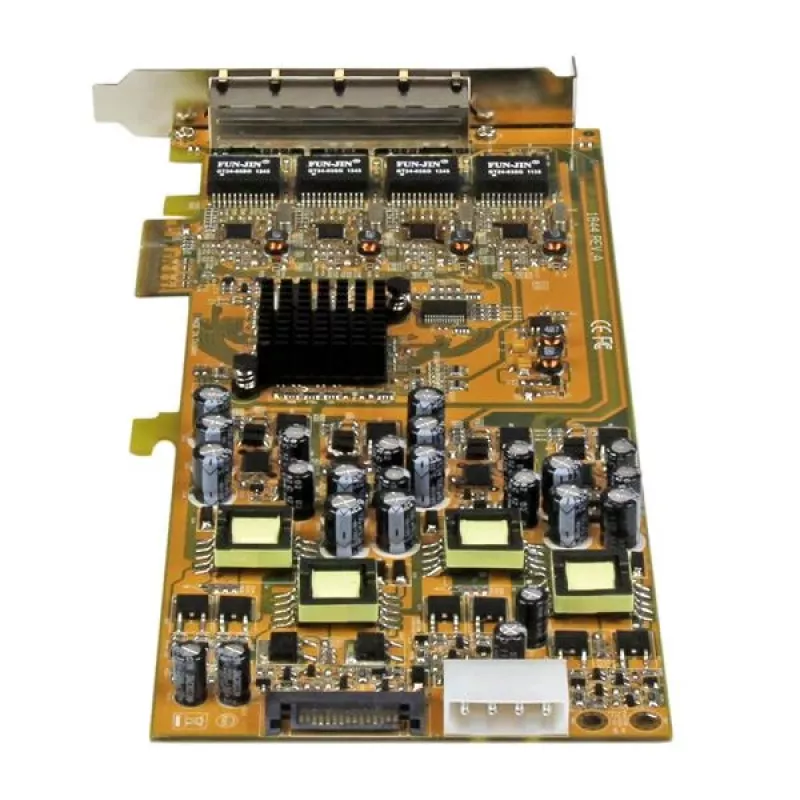 StarTech.com 4-poorts Gigabit Power over Ethernet PCIe-netwerkkaart – PSE / PoE PCI Express NIC – TAA