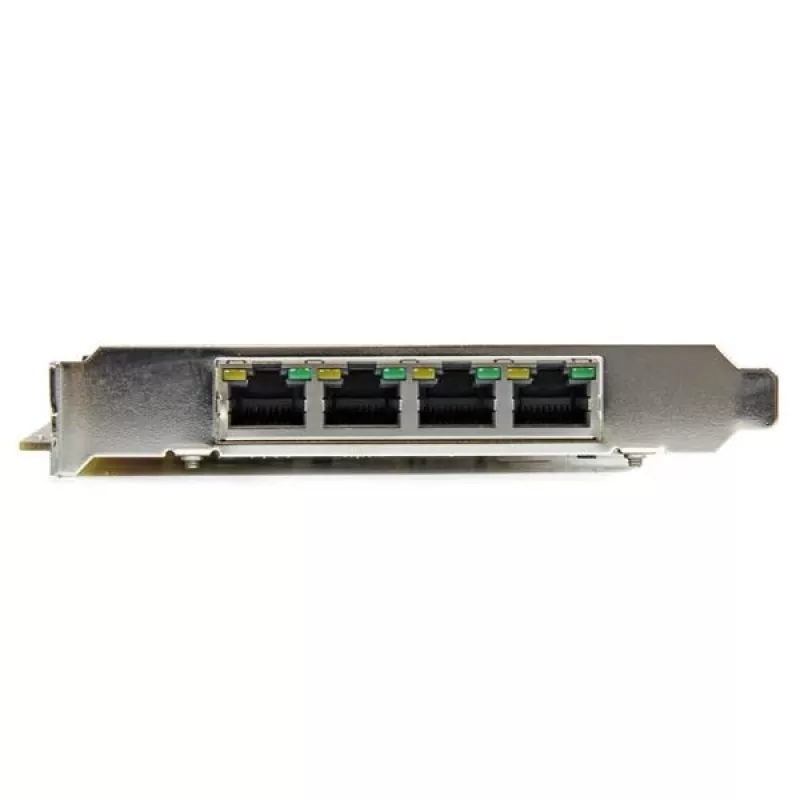 StarTech.com 4-poorts Gigabit Power over Ethernet PCIe-netwerkkaart – PSE / PoE PCI Express NIC – TAA