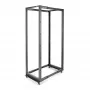 StarTech.com 4-paals 42U mobiel open-frame serverrack, vierpaals 19 inch netwerkrack met wielen, rolbaar rack met verstelbare diepte voor computer-/AV-/data-/IT-apparatuur – wielen, stelvoeten of vloermontage