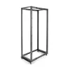 StarTech.com 4-paals 42U mobiel open-frame serverrack, vierpaals 19 inch netwerkrack met wielen, rolbaar rack met verstelbare diepte voor computer-/AV-/data-/IT-apparatuur – wielen, stelvoeten of vloermontage