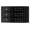StarTech.com 3-bay aluminium trayless hot-swap mobile rack-backplane voor 3,5 inch SAS II/SATA III – 6 Gbps HDD