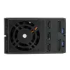 StarTech.com 3-bay aluminium trayless hot-swap mobile rack-backplane voor 3,5 inch SAS II/SATA III – 6 Gbps HDD