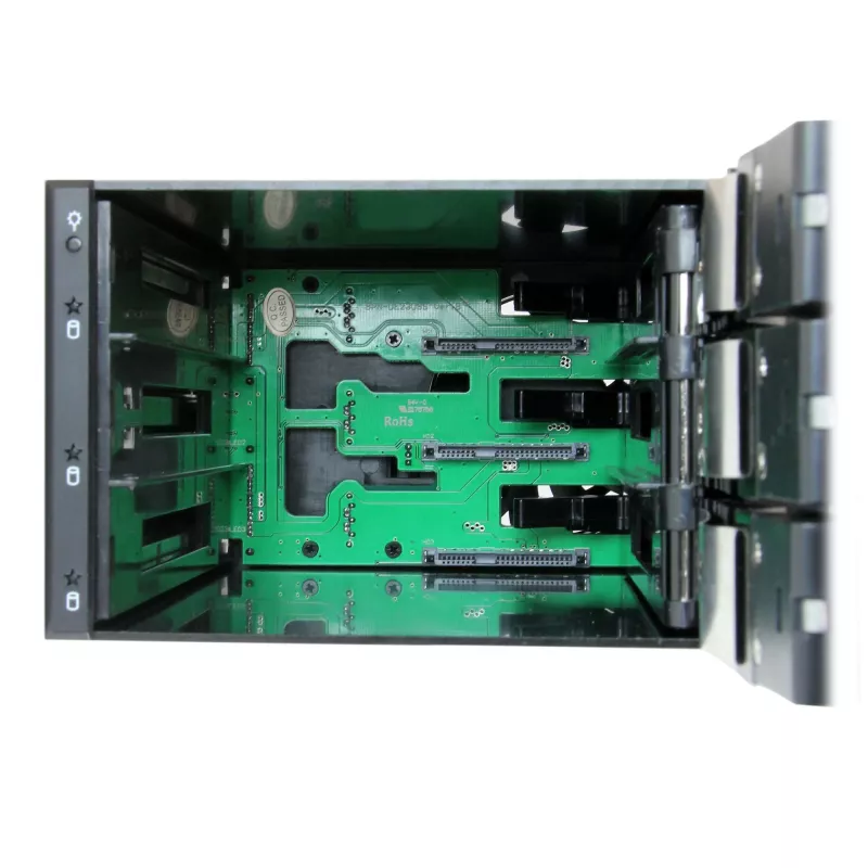 StarTech.com 3-bay aluminium trayless hot-swap mobile rack-backplane voor 3,5 inch SAS II/SATA III – 6 Gbps HDD