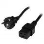 StarTech.com 2m (6ft) computerstroomkabel, 16AWG, EU Schuko naar C19, 16A 250V, zwarte vervangende AC-netkabel, printerstroomkabel, pc-voedingskabel, monitorstroomkabel – UL-gecertificeerd