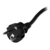StarTech.com 2m (6ft) computerstroomkabel, 16AWG, EU Schuko naar C19, 16A 250V, zwarte vervangende AC-netkabel, printerstroomkabel, pc-voedingskabel, monitorstroomkabel – UL-gecertificeerd