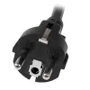 StarTech.com 2m (6ft) computerstroomkabel, 16AWG, EU Schuko naar C19, 16A 250V, zwarte vervangende AC-netkabel, printerstroomkabel, pc-voedingskabel, monitorstroomkabel – UL-gecertificeerd