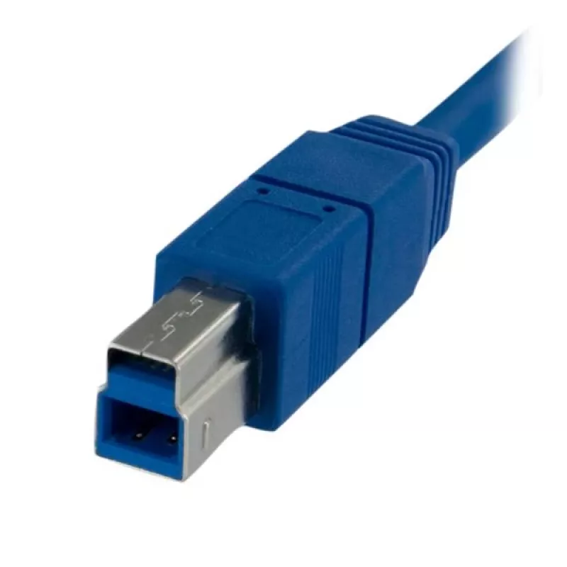 StarTech.com 1m SuperSpeed USB 3.0-kabel A naar B - M/M, 1 m, USB A, USB B, USB 3.2 Gen 1 (3.1 Gen 1), male/male, blauw