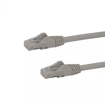 StarTech.com 1m CAT6 ethernetkabel – grijs CAT 6 Gigabit Ethernet-kabel – 250 MHz 100 W PoE RJ45 UTP netwerk-/patchkabel zonder vergrendelnok met trekontlasting, individueel getest