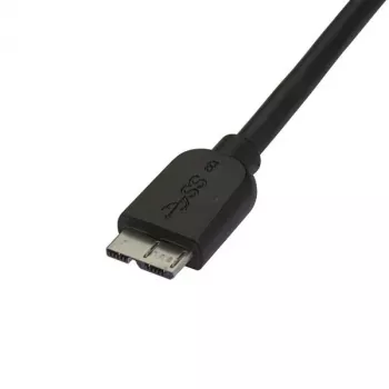 StarTech.com slanke Micro USB 3.0-kabel – M/M – 0,5 m (20 inch), 0,5 m, USB A, Micro-USB B, USB 3.2 Gen 1 (3.1 Gen 1), stekker/stekker, zwart