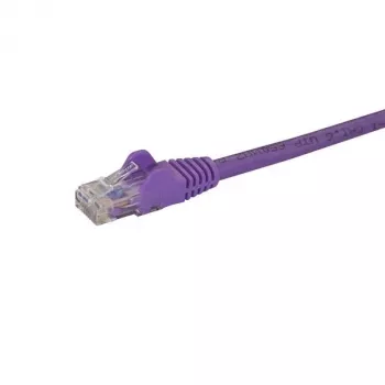 StarTech.com 2m CAT6 ethernetkabel – paars CAT 6 Gigabit Ethernet-kabel – 250MHz 100W PoE RJ45 UTP netwerk-/patchkabel zonder vergrendelnok met trekontlasting, individueel getest