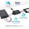 StarTech.com 1:1 standalone harde-schijf-duplicator met disk-image-manager voor back-up en herstel, meerdere disk-images opslaan op één 2,5/3,5 inch SATA-station, HDD/SSD-kloonapparaat, geen pc nodig
