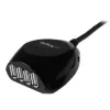 StarTech.com 15 m actieve USB 2.0-kabel met 4-poorts hub, USB 2.0, 480 Mbit/s, zwart, 15 m, 110 – 240 V, 5 V