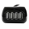 StarTech.com 15 m actieve USB 2.0-kabel met 4-poorts hub, USB 2.0, 480 Mbit/s, zwart, 15 m, 110 – 240 V, 5 V