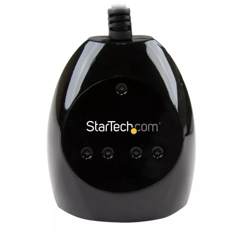 StarTech.com 15 m actieve USB 2.0-kabel met 4-poorts hub, USB 2.0, 480 Mbit/s, zwart, 15 m, 110 – 240 V, 5 V