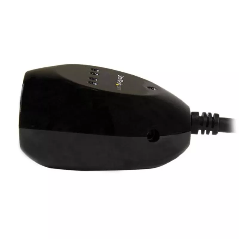 StarTech.com 15 m actieve USB 2.0-kabel met 4-poorts hub, USB 2.0, 480 Mbit/s, zwart, 15 m, 110 – 240 V, 5 V