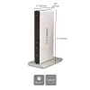 StarTech.com dual-monitor USB 3.0-dockingstation met DVI en verticale standaard