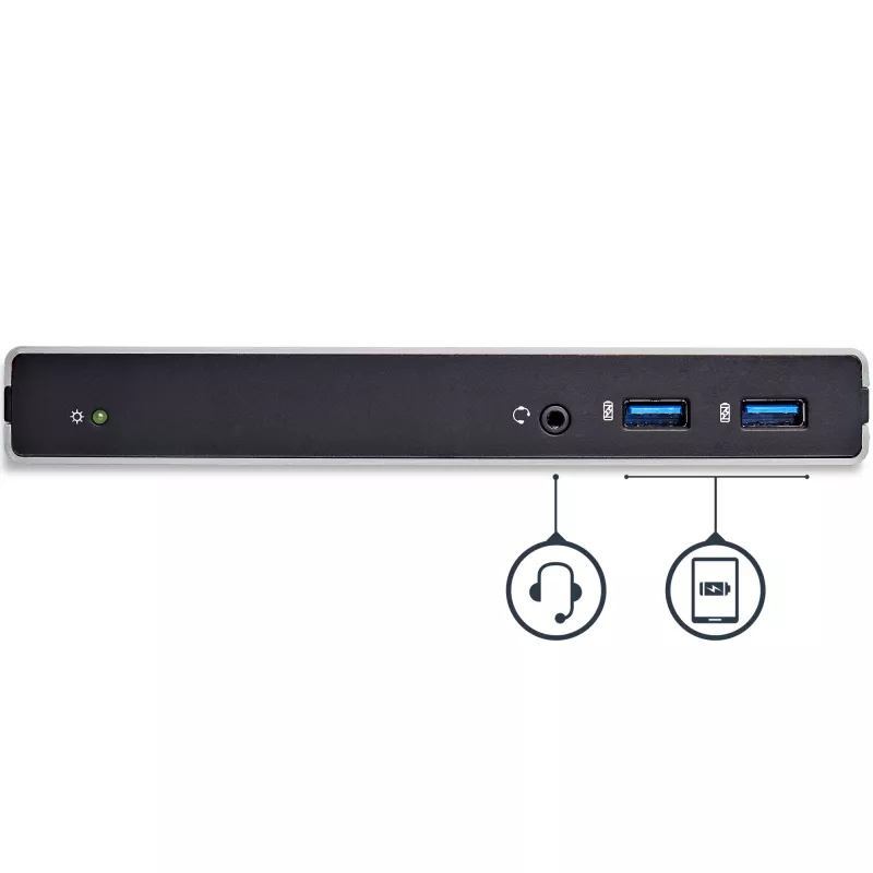 StarTech.com dual-monitor USB 3.0-dockingstation met DVI en verticale standaard