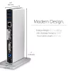 StarTech.com dual-monitor USB 3.0-dockingstation met DVI en verticale standaard