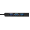 StarTech.com 3-poorts draagbare USB 3.0-hub met Gigabit Ethernet - aluminium met geïntegreerde kabel~3-poorts draagbare USB 3.0-hub met Gigabit Ethernet - 5 Gbit/s - aluminium met geïntegreerde kabel