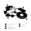 StarTech.com 3-poorts draagbare USB 3.0-hub met Gigabit Ethernet - aluminium met geïntegreerde kabel~3-poorts draagbare USB 3.0-hub met Gigabit Ethernet - 5 Gbit/s - aluminium met geïntegreerde kabel
