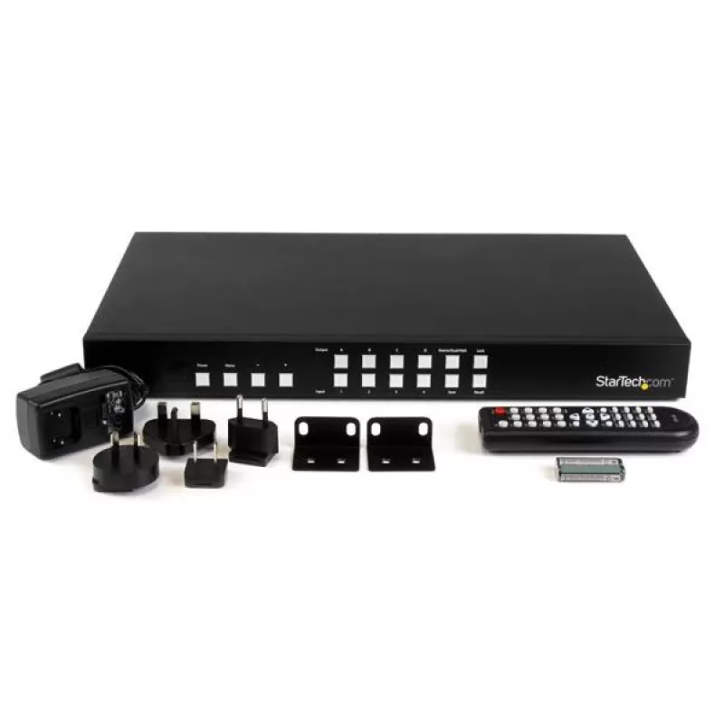 StarTech.com 4x4 HDMI-matrixswitch met picture-in-picture multiviewer of videowall