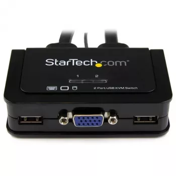 StarTech.com 2-poorts USB VGA kabel-KVM-switch – USB-gevoed met afstandsbedieningsschakelaar