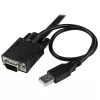 StarTech.com 2-poorts USB VGA kabel-KVM-switch – USB-gevoed met afstandsbedieningsschakelaar