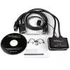StarTech.com 2-poorts USB VGA kabel-KVM-switch – USB-gevoed met afstandsbedieningsschakelaar