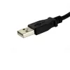 StarTech.com 2 ft panel mount USB-kabel A naar A - F/M, 0.6 m, USB A, USB A, USB 2.0, male/female, zwart