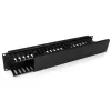 StarTech.com horizontaal 2U serverrack kabelmanagement-vingerkanaal met afdekking – 19 inch netwerkrack kabelgootpaneel – gesleufde kabelgoot