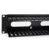 StarTech.com horizontaal 2U serverrack kabelmanagement-vingerkanaal met afdekking – 19 inch netwerkrack kabelgootpaneel – gesleufde kabelgoot